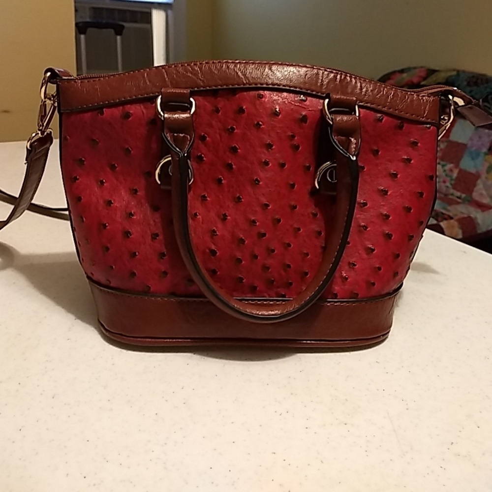 Lisa Fang Red Crossbody/Satchel Purse